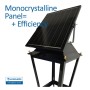 XXLED Solar-LED-Strassenlaterne Villa 300W CHIP LUMILEDS - Stahl - CCT - technische Ansicht