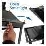 XXLED Solar-LED-Strassenlaterne Villa 300W CHIP LUMILEDS - Stahl - CCT - Detailansicht