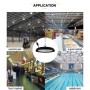 XXLED Industrielle LED-Hallenleuchte 150W UFO - NEW TITAN CCT - CHIP LUMILEDS SMD 2835 - Detailansicht