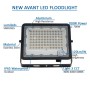 XXLED LED Flutlichtstrahler 100W NEW AVANT BLACK - CCT WÄHLBARE FARBE