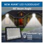 XXLED LED Flutlichtstrahler 100W NEW AVANT BLACK - CCT WÄHLBARE FARBE - Detailansicht