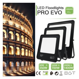 Projecteur LED extérieur 100W - CCT - EVO PRO - puce Lumileds