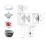 XXLED Gehäuse PAR56 Einbausatz für LED-Poollichter - Produktansicht
