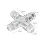 XXLED Kabelverbinder -X- IP68 - Produktansicht