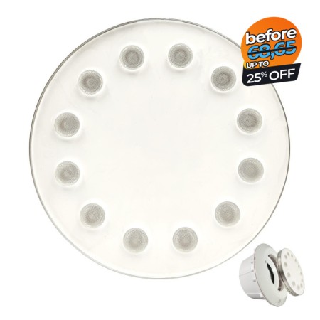 XXLED LED Lampe - Kaltweiss 6000K - Tauchbar 36W PAR56 - DC12V - IP68 - Stahl 316 - STOSSFEST - IK10
