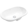 Villeroy & Boch Architectura Unterbauwaschbecken 63 x 43 cm oval, mit Überlauf, ungeschliffen - technische Ansicht