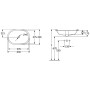 Villeroy & Boch Architectura Unterbauwaschbecken 63 x 43 cm oval, mit Überlauf, ungeschliffen - Produktansicht