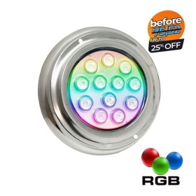 XXLED LED-Strahler Unterwasser RGB -36W - DC12V - IP68 - Rostfreier Stahl 316