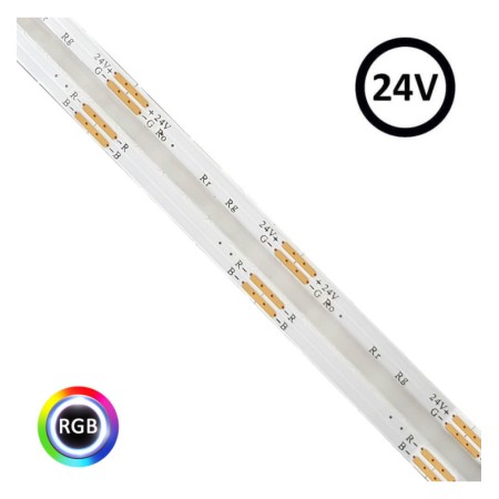 XXLED LED-Streifen 24V RGB | 5m | COB | 630LED/m | 15W/M | IP20