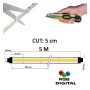 XXLED LED-Streifen 24V RGBIC | COB DIGITAL | 5m | 360LED/m | 9W/M | IP20 - technische Ansicht