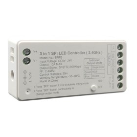 XXLED Digitale LED-Controller SPI für RGB + RGBW + RGBIC LED-Streifen - 2,4GHz - 5-24V