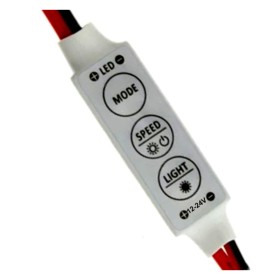 Contrôleur mini gradateur LED monocouleur 12V/24V DC