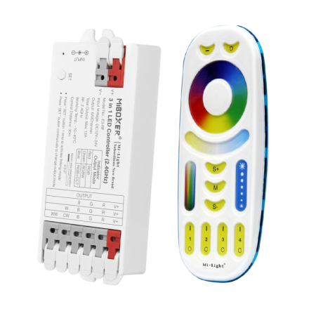 XXLED LED-Controller-Paket CCT - RGB - 12-24V + Fernbedienung - 2,4GHz