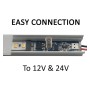 XXLED Minischalter + Dimmer - für profilierte LED-Streifen - 12/24V - technische Ansicht