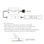 XXLED Minischalter + Dimmer - für profilierte LED-Streifen - 12/24V - Produktansicht