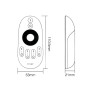 XXLED Pack LED-CCT-Controller 12-24V + Fernbedienung - 2,4GHz - Detailansicht