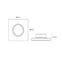 XXLED Pack TRIAC 220V RF-Dimmer + Panneau de commande à distance - 2,4GHz - vue détaillée