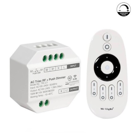 XXLED Pack TRIAC-Dimmer 220V RF + Télécommande - 2,4GHz