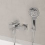 Villeroy & Boch Taro Duschgarnitur mit Brausehalter, Handbrause und Wannenarmatur - Produktansicht