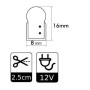 XXLED LED Neon Flex 8W 12V Rotolo 25m 8mm 3000K 4000K 6000K Blu - vista dettagliata
