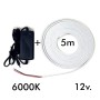 XXLED LED Stripe Neon 6000K LED 6mm 12V + Stromversorgung - technische Ansicht