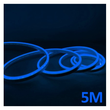 XXLED LED-Neon - 5 Meter - BLAU - 6mm LED - 12V - Schnitt 2,5cm