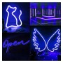 XXLED LED-Neon - 5 Meter - BLAU - 6mm LED - 12V - Schnitt 2,5cm - technische Ansicht