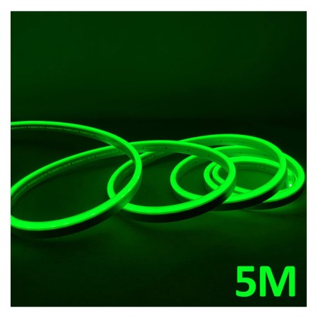XXLED LED-Neon - 5 Meter - GRÜN - 6mm LED - 12V - Schnitt 2,5cm
