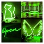 XXLED LED-Neon - 5 Meter - GRÜN - 6mm LED - 12V - Schnitt 2,5cm - technische Ansicht