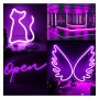 XXLED LED-Neon - 5 Meter - Lila - 6mm LED - 12V - Schnitt 2,5cm - technische Ansicht