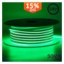 XXLED Flexibles LED-Neon 24V - 13W/m - Rolle 50m - 6x12mm - Grün