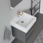 Lavabo Duravit Vero 50 cm avec 1 trou de robinet - vue détaillée