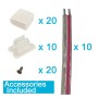 XXLED Flexibles Neon-LED 24V 13W/m – 50M Rolle – Speziell für Beschilderung – 6x12mm - Detailansicht