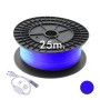 XXLED Neon LED - Flexibel Rund - 220V - Spule 25m - 16mm - 7W/m - Blau