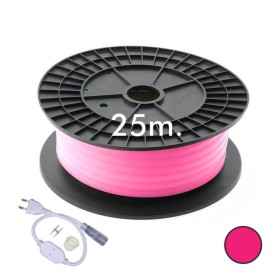 XXLED Neon LED - Flexibel Rund - 220V - Spule 25m - 16mm - 7W/m - Rosa