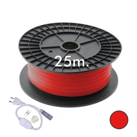 XXLED Neon LED - Flexibel Rund - 220V - Spule 25m - 16mm - 7W/m - Rot