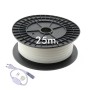 XXLED Neon LED - Flexibel Rund - 220V - Spule 25m - 16mm - 7W/m - Rot - technische Ansicht