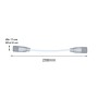 XXLED Steckverbinder für Kreisförmige LED-Neon 220V - 360º - 8W - technische Ansicht