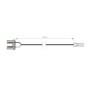 XXLED Connettore Rapido 100 cm + Fissaggi + Estremità Finale Per Lampade EASY CONNECT – 12 V