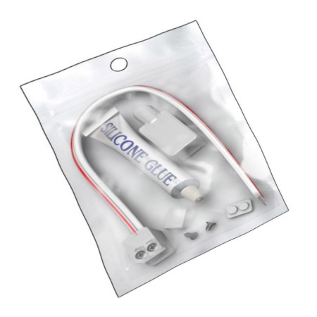 XXLED KIT Silikonkleber für LED-Streifen + Stecker + Abdeckung + Endkappe - 10mm -IP65
