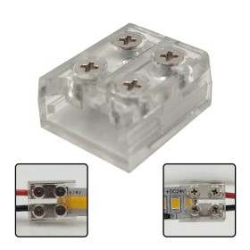 KIT-connecteur pour bandes LED COB + SMD + tournevis - 10mm - IP20
