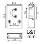 XXLED KIT-Steckverbinder für COB + SMD + Schraubendreher LED-Streifen - 10mm - IP20 - Detailansicht