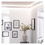 XXLED Polystyrol-Leiste - Double courbe de lumière - pour bande LED - 2 mètres - photo produit