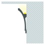 XXLED Cornice in polistirolo - Ellisse - per strisce LED - 2 metri - vista dettagliata