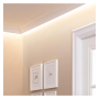XXLED Cornice in polistirolo - Ellisse - per strisce LED - 2 metri - vista dettagliata