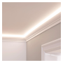 XXLED Battiscopa in polistirolo - Classico - per strisce LED - 2 metri - vista tecnica