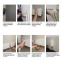 XXLED Sockelleiste aus Polystyrol - Klassisch - für LED-Streifen - 2 Meter - Detailansicht