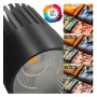 XXLED LED Strahler 40W GRAZ Schwarz BRIDGELUX Chip 1-Phasen Schienensystem CRI +98 - CCT