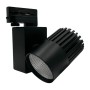 XXLED LED Strahler 40W GRAZ Schwarz BRIDGELUX Chip 3-Phasen Schienensystem CRI +92 - 3CCT - technische Ansicht