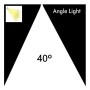 XXLED LED Strahler 40W GRAZ Schwarz BRIDGELUX Chip 3-Phasen Schienensystem CRI +92 - 3CCT